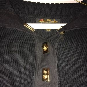 Lauren by Ralph Lauren black sweater
